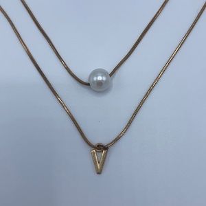 2pc Men Pearl Necklace